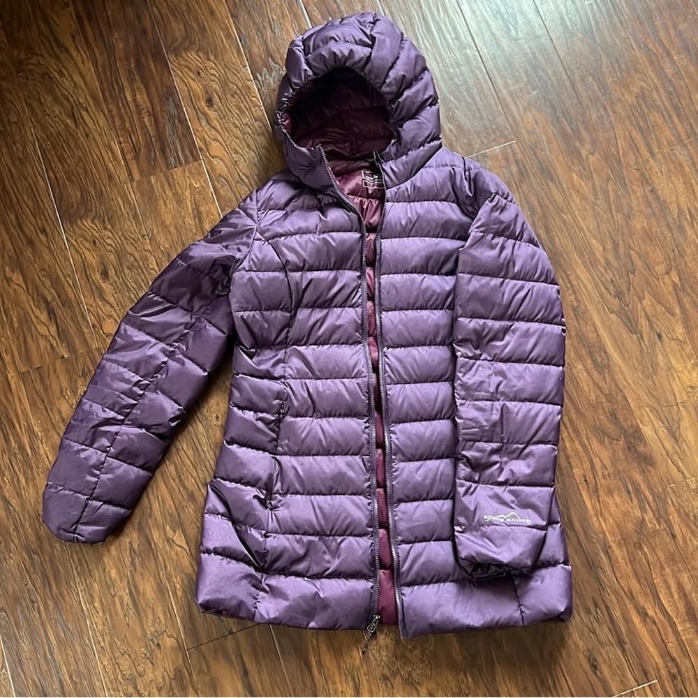 Eddie Bauer long puffer jacket